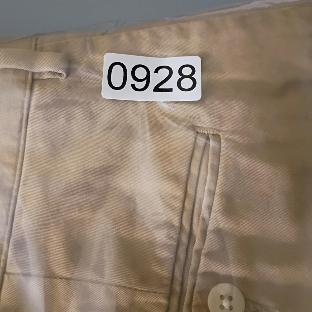Polo Ralph Lauren Mens Chino Pants 35x32 Tan Khaki Straight Leg 100% Cotton